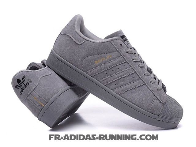 adidas superstar grise homme